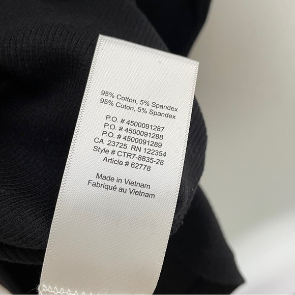 WILFRED FREE x ARITZIA Ribbed Knit Mini Dress Black {W52} - Picture 7 of 7